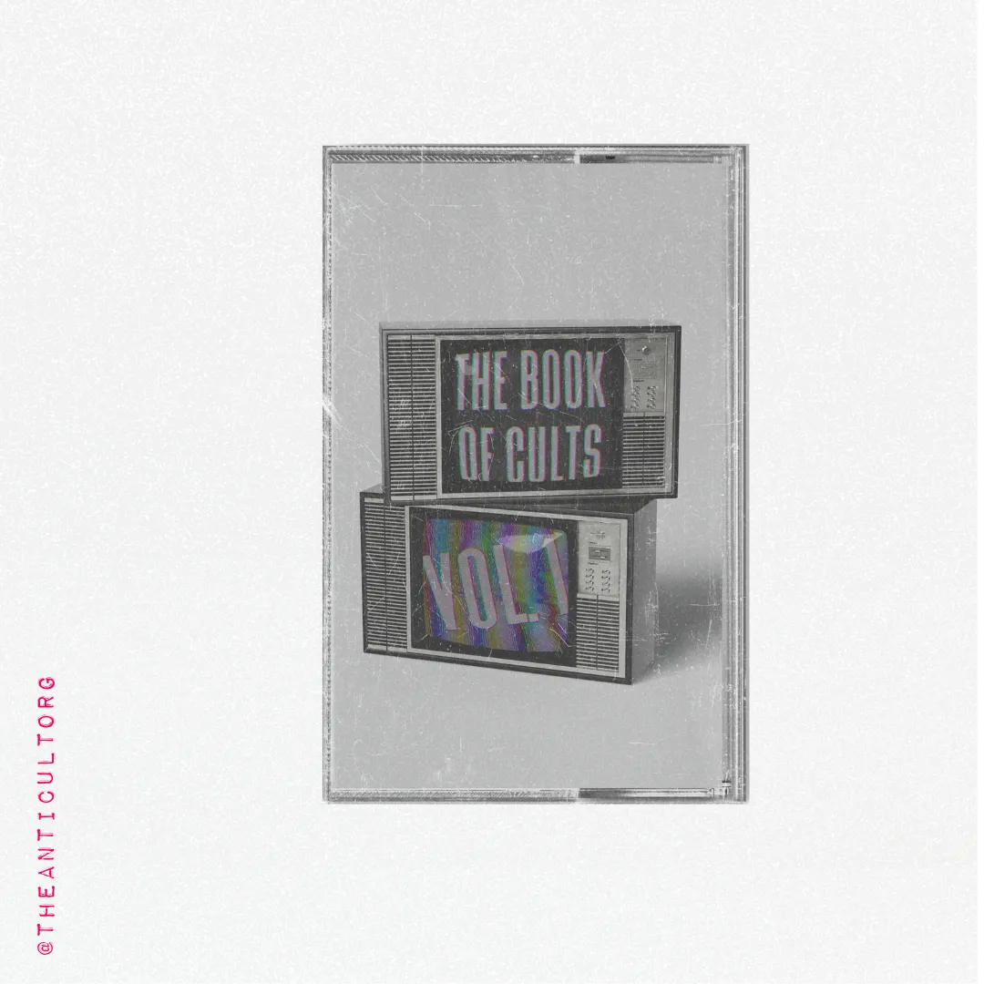 The Book of Cults Volume 1 Pop Culture Poison, satirical nonfiction book on pop culture indoctrination, television and media critique