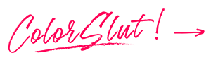 ColorSlut button linking to satirical adult coloring books from Anti-Cult Publishing